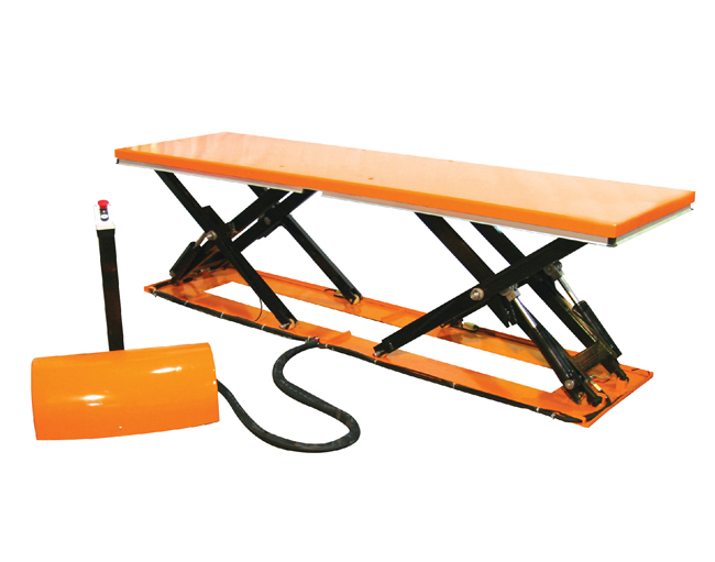 超低型超長工作平臺電動(dòng)液壓平臺